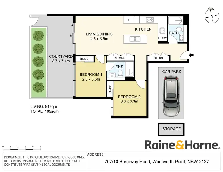 Floorplan of Homely apartment listing, 707/10 Burroway Rd, Wentworth Point NSW 2127