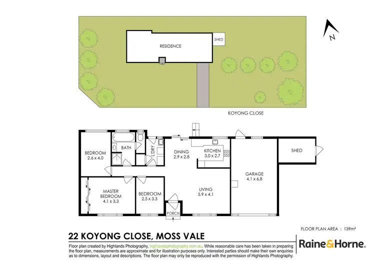 Floorplan of Homely house listing, 22 Koyong Close, Moss Vale NSW 2577