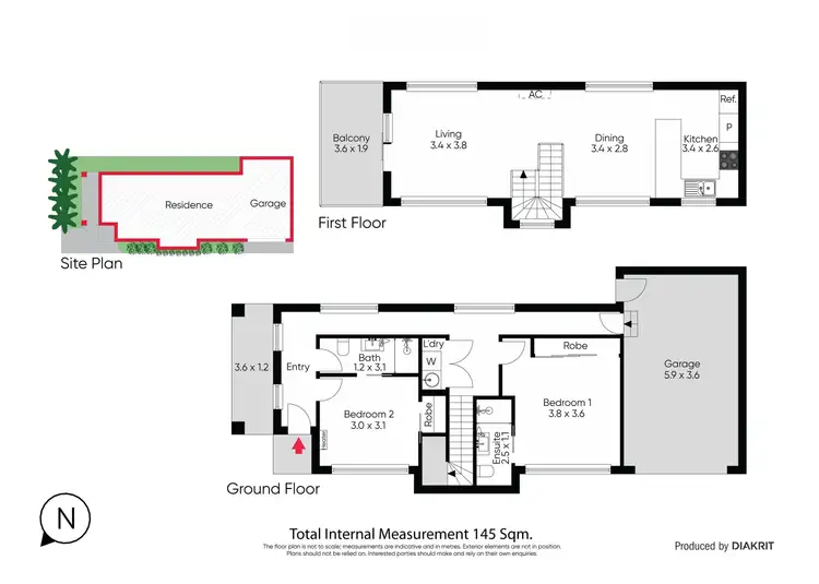 Floorplan of Homely house listing, 6/8 Waratah Street, West Footscray VIC 3012