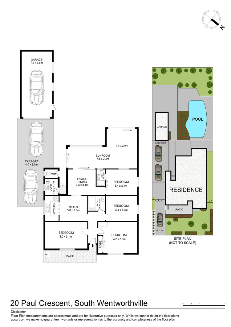 Floorplan of Homely house listing, 20 Paul Crescent, South Wentworthville NSW 2145