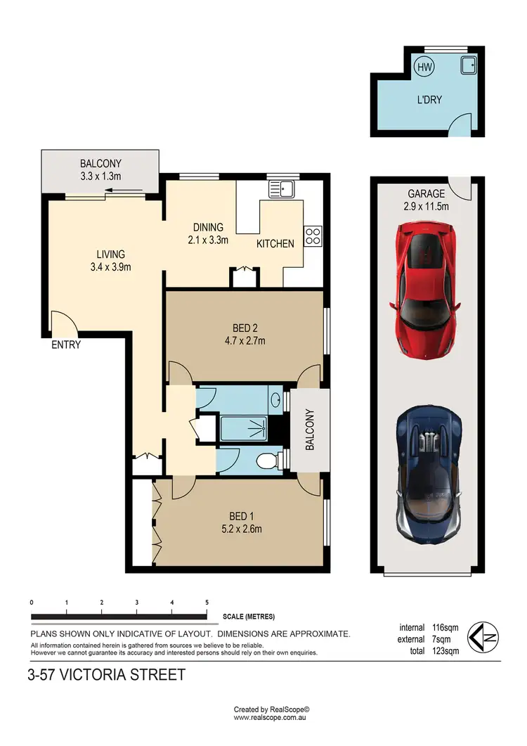 Floorplan of Homely unit listing, 3/57 Victoria Street, Balmoral QLD 4171