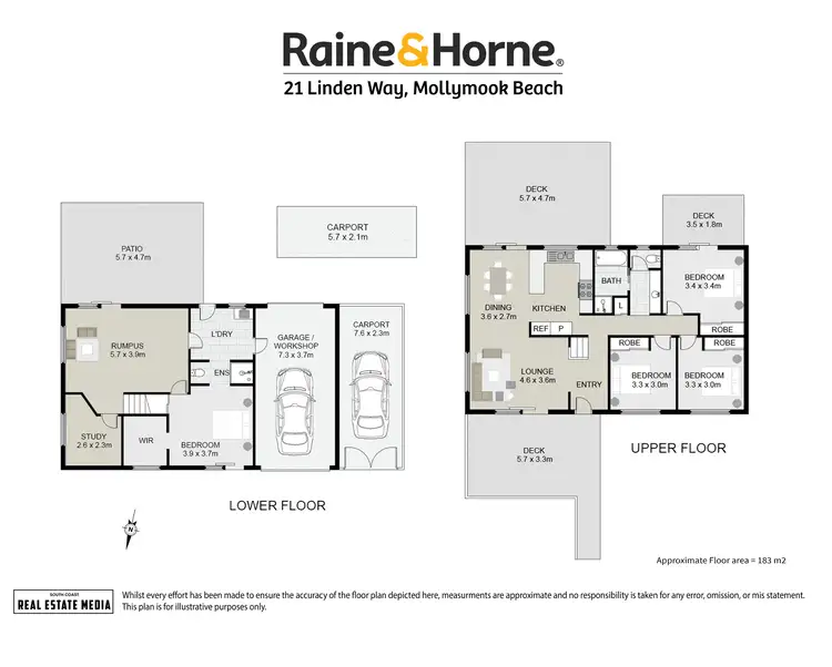 Floorplan of Homely house listing, 21 Linden Way, Mollymook Beach NSW 2539