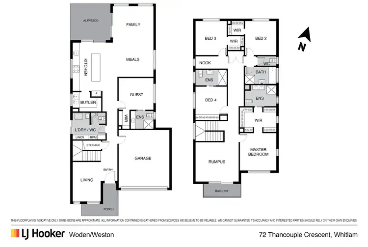 Floorplan of Homely house listing, 72 Thancoupie Crescent, Whitlam ACT 2611