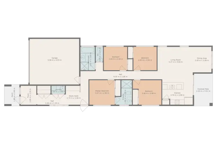 Floorplan of Homely house listing, 23 Polo Street, Logan Reserve QLD 4133