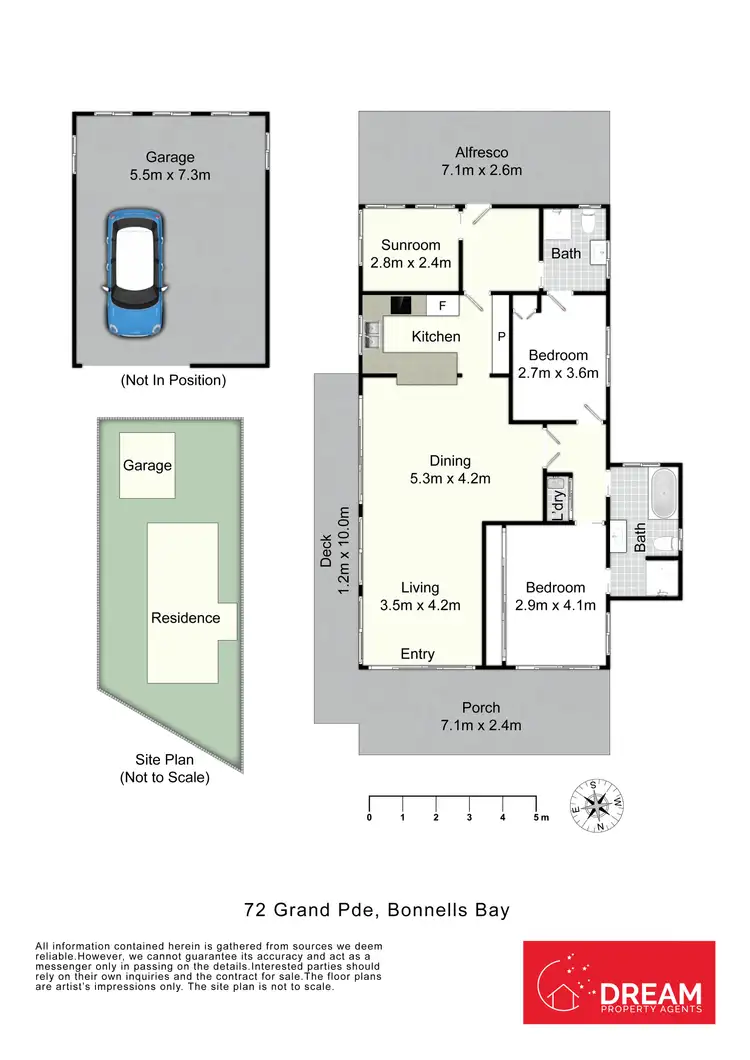 Floorplan of Homely house listing, 72 Grand Parade, Bonnells Bay NSW 2264