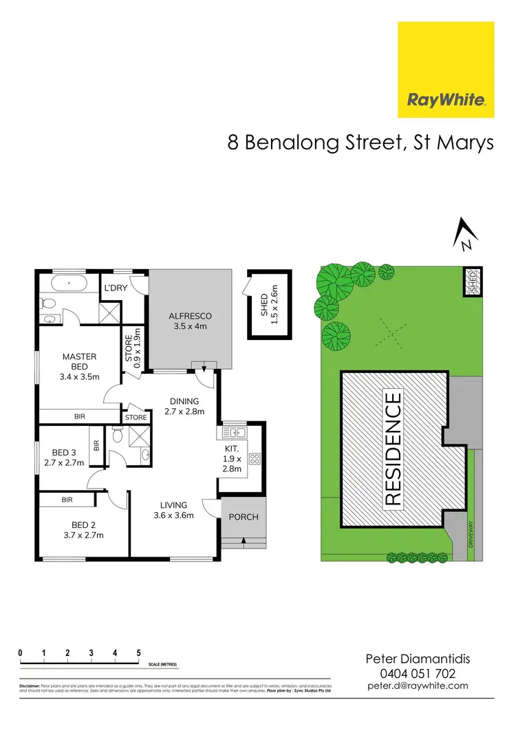 Floorplan of Homely house listing, 8 Benalong Street, St Marys NSW 2760