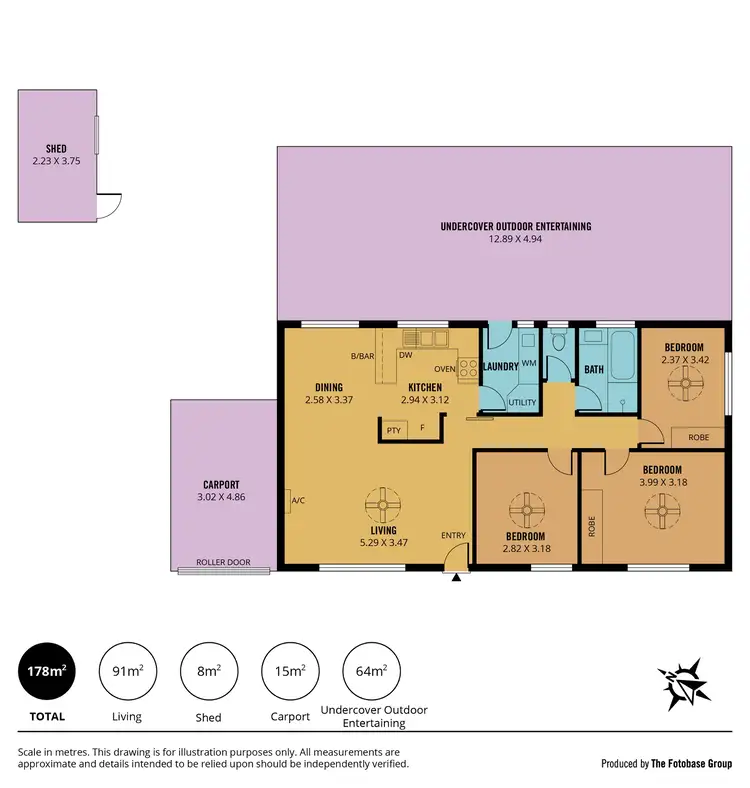 Floorplan of Homely house listing, 37 Marsden Place, Huntfield Heights SA 5163