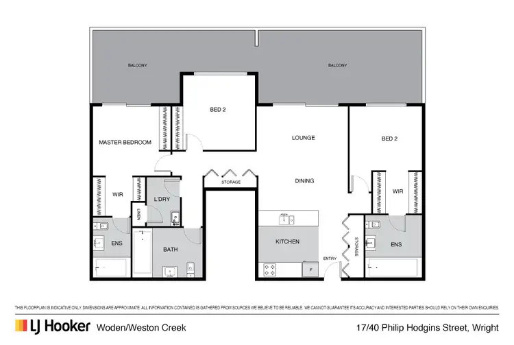 Floorplan of Homely apartment listing, 17/40 Philip Hodgins Street, Wright ACT 2611