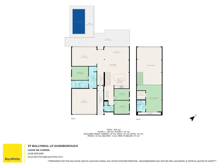 Floorplan of Homely house listing, 57 Ballyneal Loop, Dunsborough WA 6281