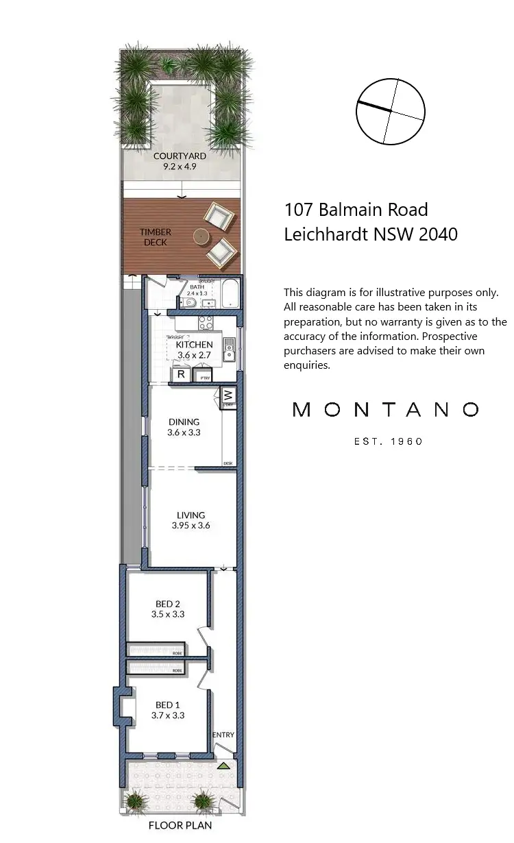 Floorplan of Homely house listing, 107 Balmain Road, Leichhardt NSW 2040