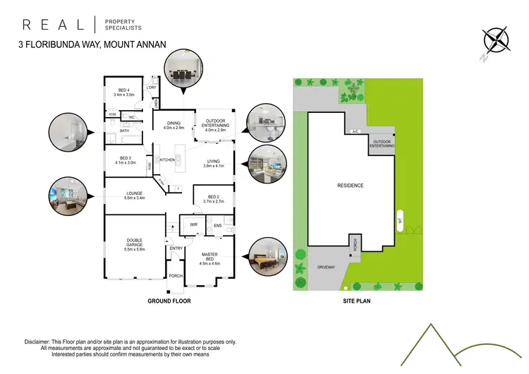 Floorplan of Homely house listing, 3 Floribunda Way, Mount Annan NSW 2567