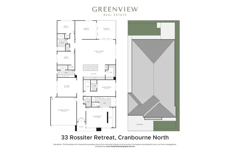Floorplan of Homely house listing, 33 Rossiter Retreat, Cranbourne North VIC 3977
