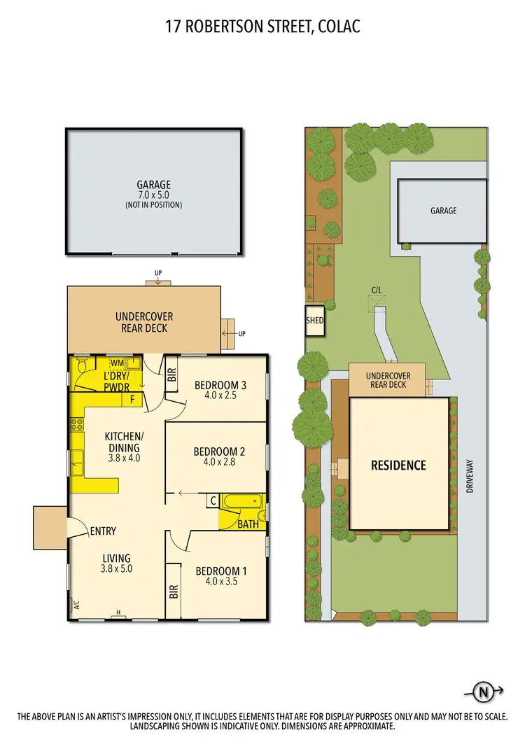 Floorplan of Homely house listing, 17 Robertson Street, Colac VIC 3250