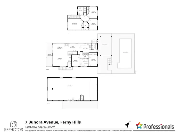 Floorplan of Homely house listing, 7 Bunora Avenue, Ferny Hills QLD 4055