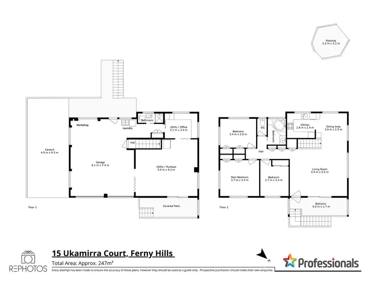 Floorplan of Homely house listing, 15 Ukamirra Court, Ferny Hills QLD 4055