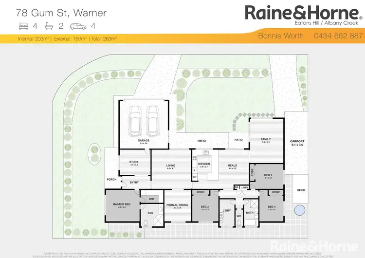 Floorplan of Homely house listing, 78 Gum Street, Warner QLD 4500