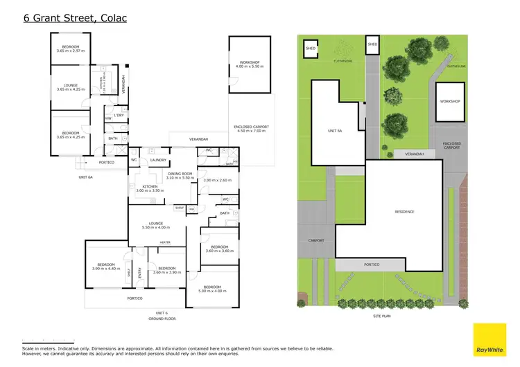 Floorplan of Homely house listing, 6 Grant Street, Colac VIC 3250