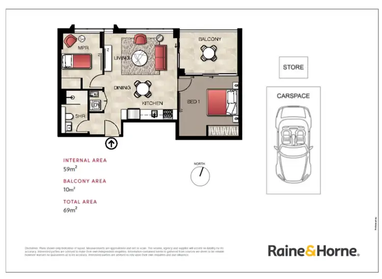 Floorplan of Homely apartment listing, 515/555 gardeners road, Mascot NSW 2020