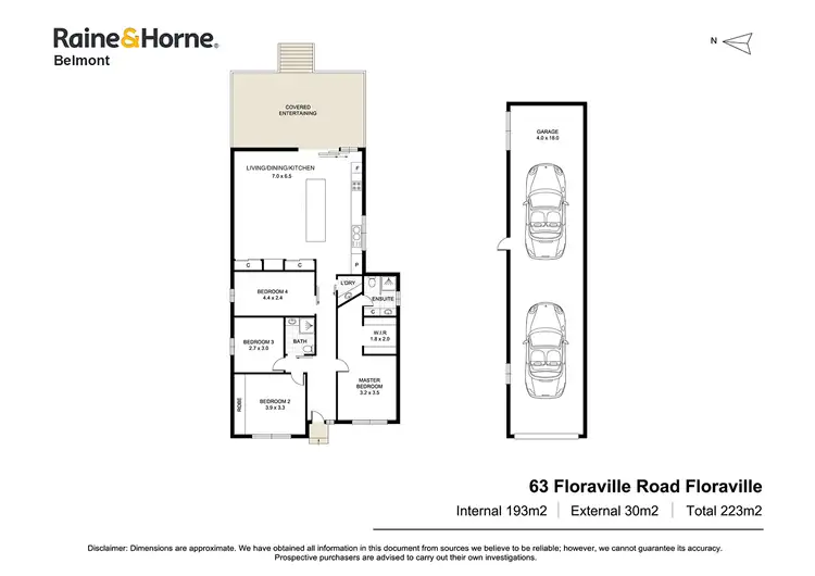 Floorplan of Homely house listing, 63 Floraville Road, Floraville NSW 2280