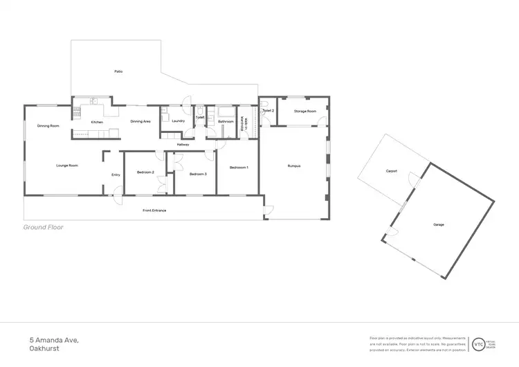 Floorplan of Homely house listing, 5 Amanda Avenue, Oakhurst QLD 4650
