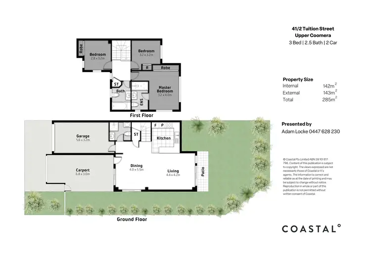 Floorplan of Homely townhouse listing, 41/2 Tuition Street, Upper Coomera QLD 4209