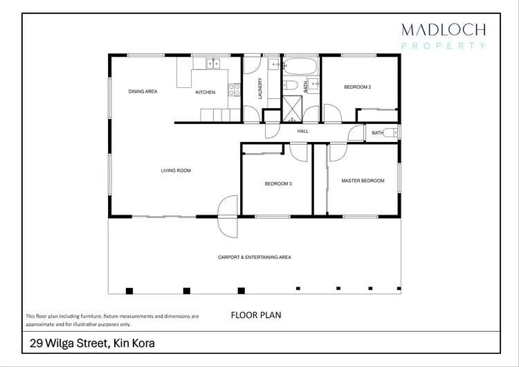 Floorplan of Homely house listing, 29 Wilga Street, Kin Kora QLD 4680