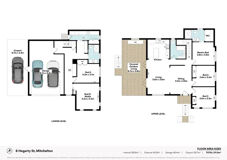 Floorplan of Homely house listing, 6 Hegarty Street, Mitchelton QLD 4053