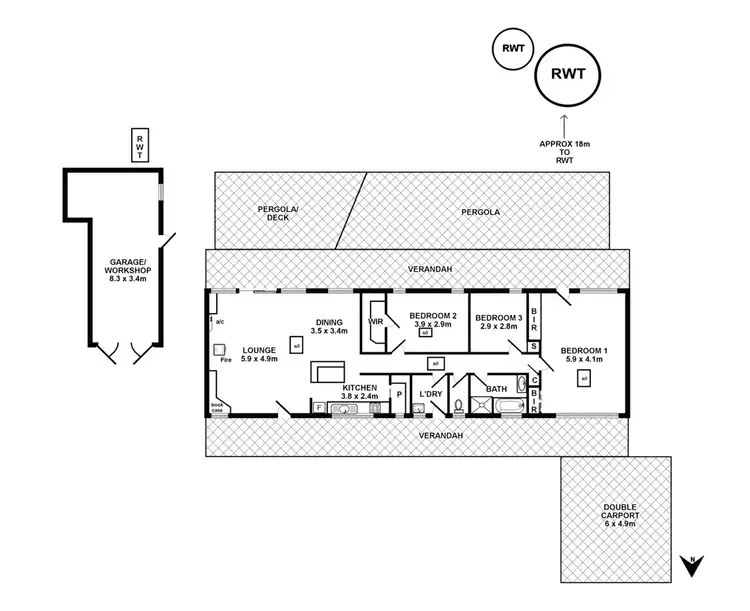 Floorplan of Homely house listing, 30 Marianna Street, Echunga SA 5153