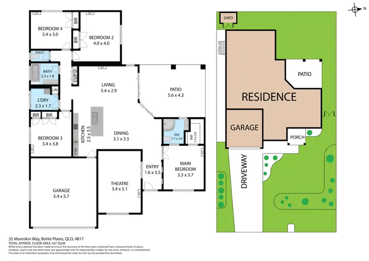 Floorplan of Homely house listing, 35 Mannikin Way, Bohle Plains QLD 4817