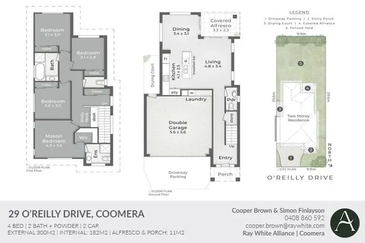 Floorplan of Homely house listing, 29 O'reilly Drive, Coomera QLD 4209