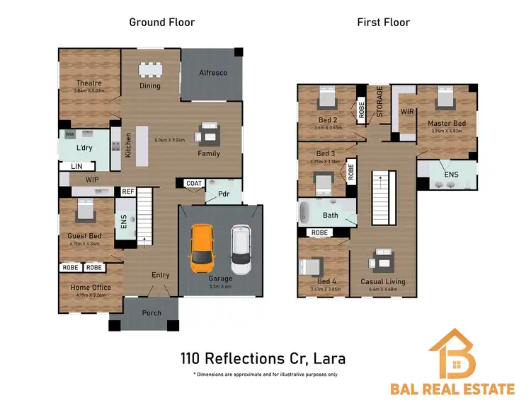 Floorplan of Homely house listing, 110 Reflections Crescent, Lara VIC 3212