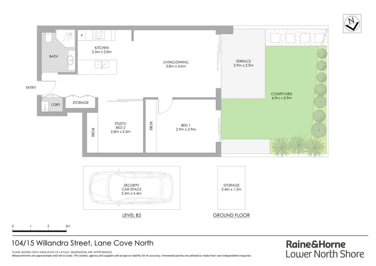 Floorplan of Homely apartment listing, 104/15 Willandra Street, Lane Cove NSW 2066