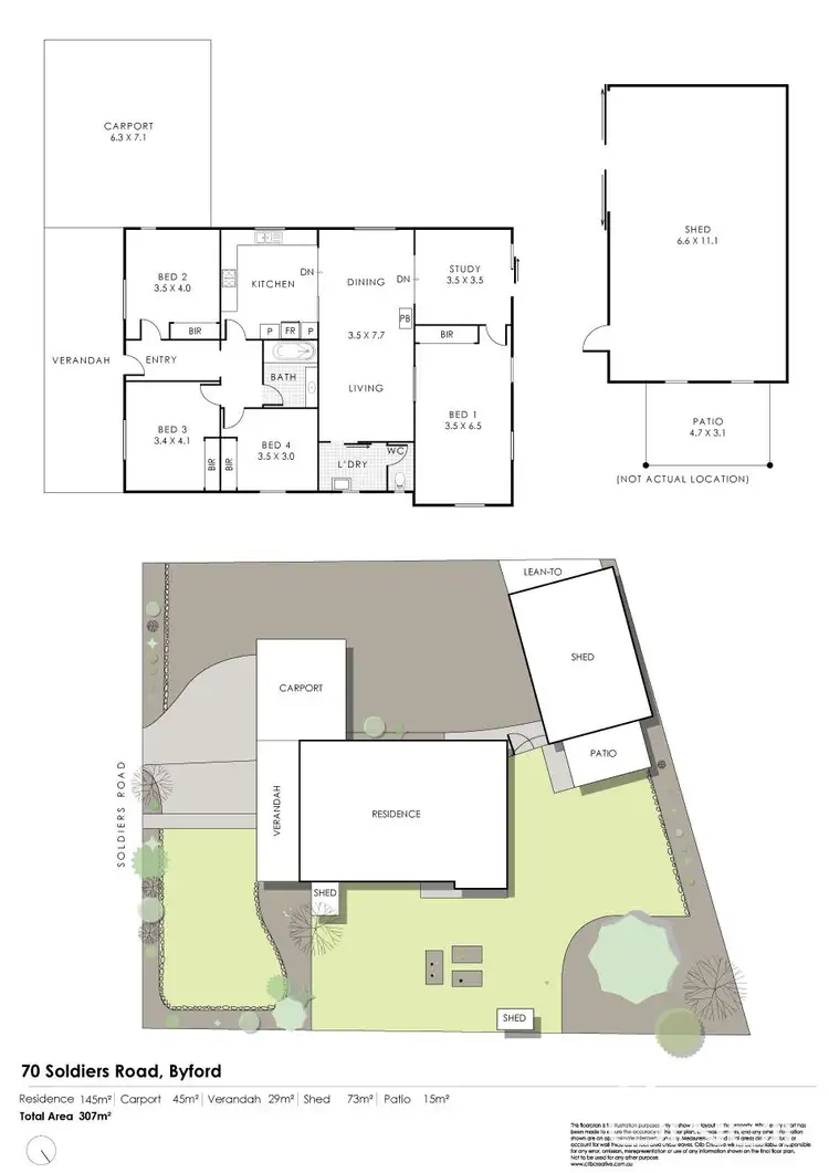 Floorplan of Homely house listing, 70 Soldiers Road, Byford WA 6122