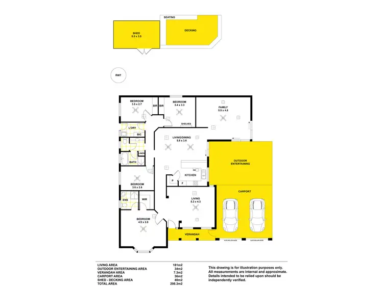 Floorplan of Homely house listing, 3 Edithburgh Avenue, Seaford Rise SA 5169
