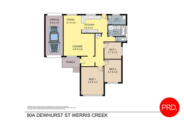 Floorplan of Homely house listing, 90a Dewhurst Street, Werris Creek NSW 2341
