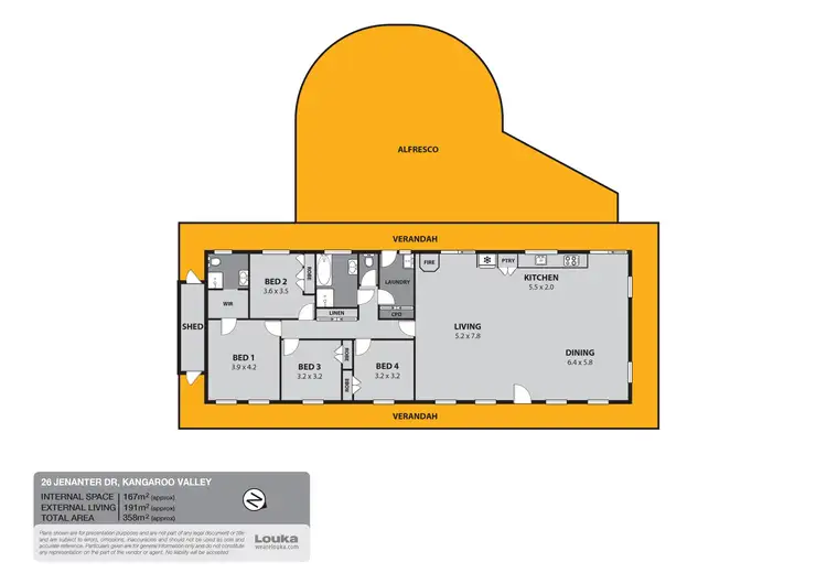 Floorplan of Homely house listing, 26 Jenanter Drive, Kangaroo Valley NSW 2577