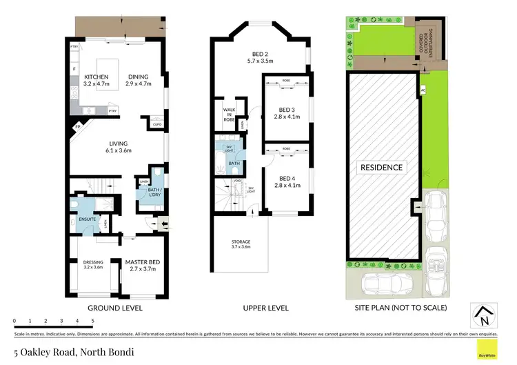 Floorplan of Homely house listing, 5 Oakley Road, North Bondi NSW 2026