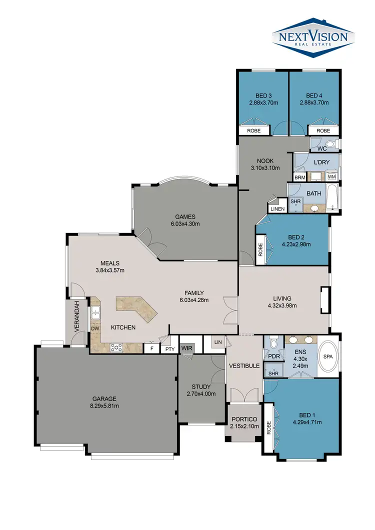 Floorplan of Homely house listing, 93 Grand Ocean Boulevard, Port Kennedy WA 6172