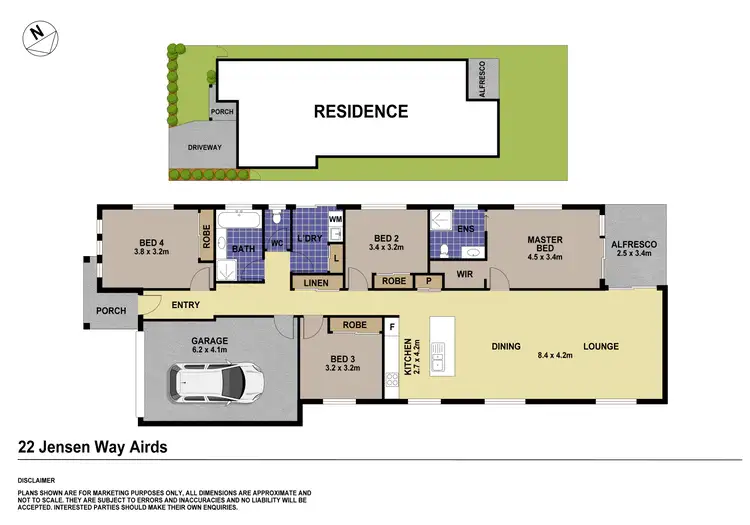Floorplan of Homely house listing, 22 Jensen Way, Airds NSW 2560