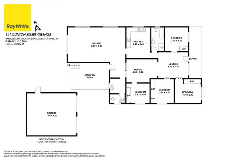 Floorplan of Homely house listing, 141 Clinton Street, Orange NSW 2800