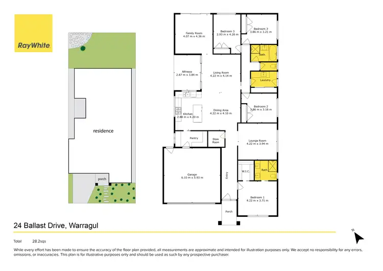 Floorplan of Homely house listing, 24 Ballast Drive, Warragul VIC 3820