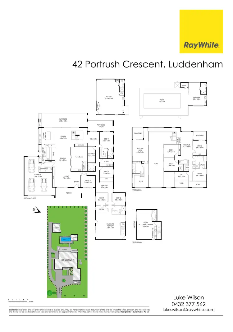 Floorplan of Homely house listing, 42 Portrush Crescent, Luddenham NSW 2745