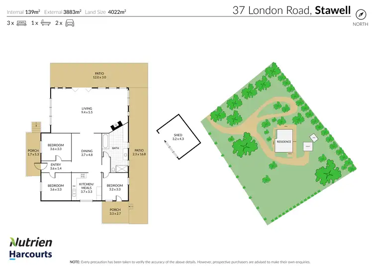 Floorplan of Homely house listing, 37 London Road, Stawell VIC 3380