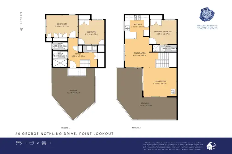 Floorplan of Homely house listing, 1/35 George Nothling Drive, Point Lookout QLD 4183