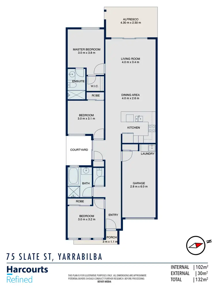 Floorplan of Homely house listing, 75 Slate Street, Yarrabilba QLD 4207