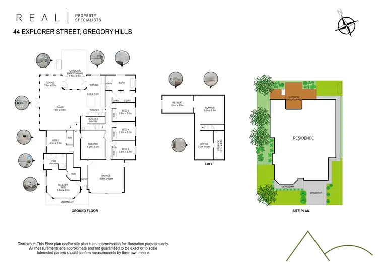 Floorplan of Homely house listing, 44 Explorer Street, Gregory Hills NSW 2557