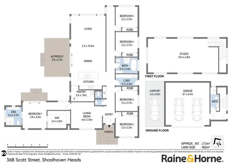 Floorplan of Homely house listing, 36B Scott Street, Shoalhaven Heads NSW 2535