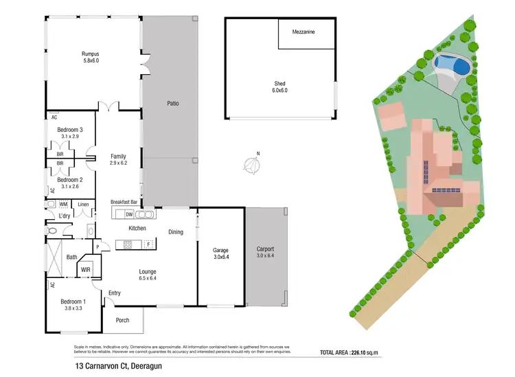 Floorplan of Homely house listing, 13 Carnarvon Court, Deeragun QLD 4818