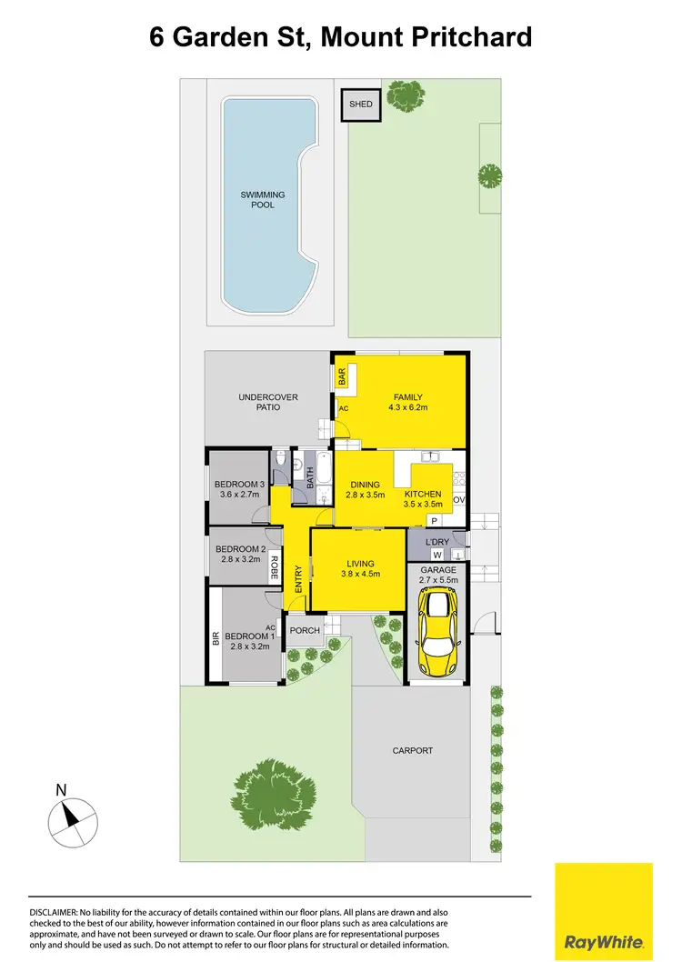 Floorplan of Homely house listing, 6 Garden Street, Mount Pritchard NSW 2170