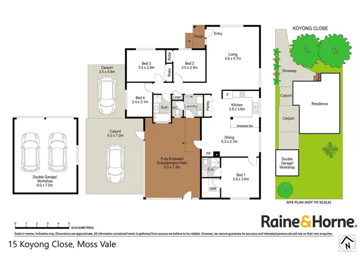 Floorplan of Homely house listing, 15 Koyong Close, Moss Vale NSW 2577